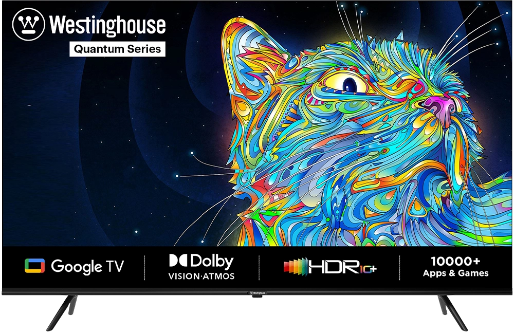 Westinghouse 139 cm (55 inches) Quantum Series Ultra HD LED Google TV WH55GTX40 (Black)